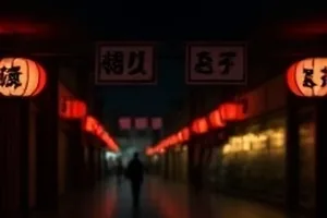 《夜航灯塔员》塔内旋梯封面：灯光沿石阶盘旋向上